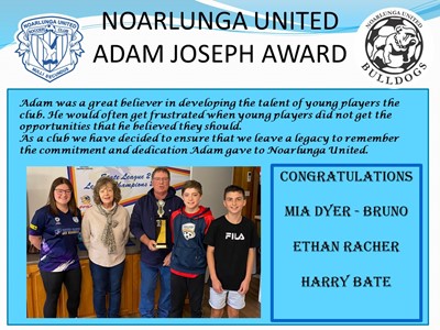Adam Joseph Award Adam Joseph Award