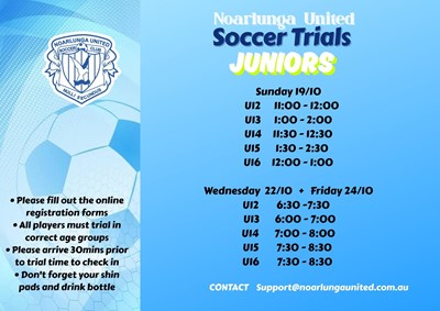 Junior Trials 2026 Junior Trials 2026